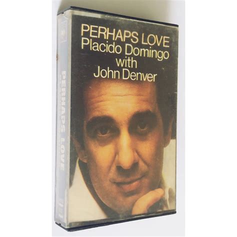 Fita K7 Placido Domingo Perhaps Love With John Denver Excelente