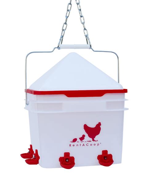 Rentacoop 2 Gallon Chicken Bpa Free Plastic Bucket