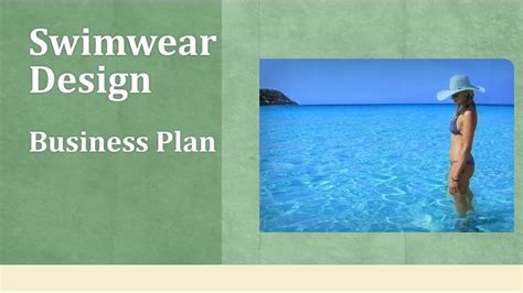 Swimwear Swimsuit Design Business Plan Business Planning Business Design Business Plan Template