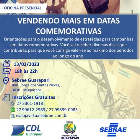 Prefeitura De Guarapari E Sebrae Oferecem Oficina Gratuita Sobre Vendas