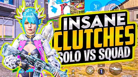 Crazy Squad Wipes On Iphone Bgmi Solo Vs Squad Clutches Iphone