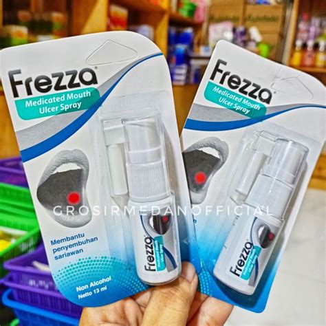 Frezza Obat Sariawan Freza Medicated Mouth Ulcer Spray Lazada Indonesia