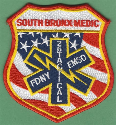 Fdny Bronx New York Ems Haz Tech Battalion Fire Patch