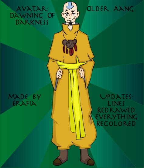 Older Aang Recolered By Erafia On Deviantart