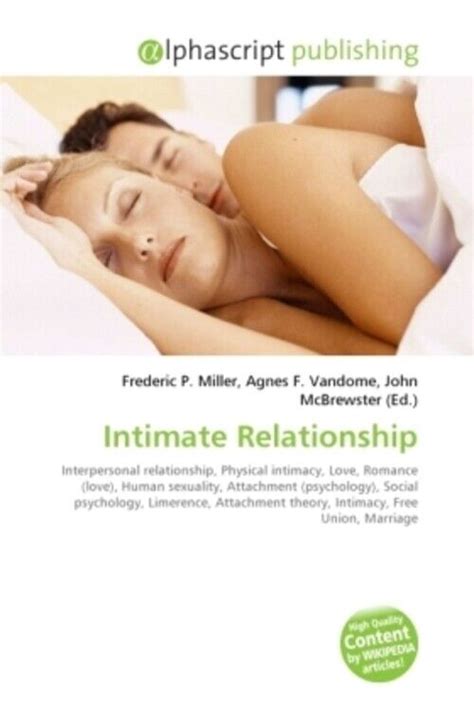 Intimate Relationship Frederic P Miller U A Taschenbuch Englisch 6130223803 Ebay