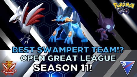 The Best Swampert Team Open Great League Season 11 Youtube