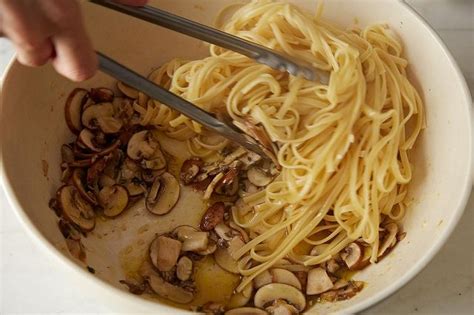 How To Make Lemon Garlic Mushroom Linguine