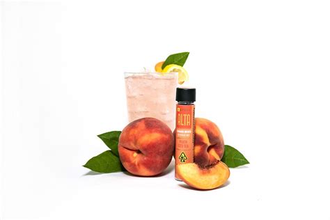 Alta Peach Iced Tea 100mg Hybrid Atlas Edibles Cannabis