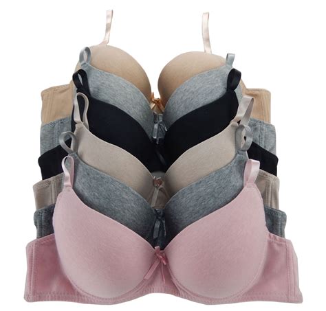 Women Bras 6 Pack of Bra B cup C cup D cup DD cup Size 38B (C8208) - Walmart.com