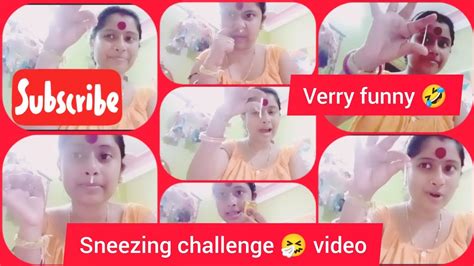 Sneezing Challenge🤧 Nose Blowing Challengepart 3sneezingchallenge