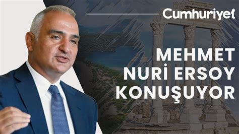 CANLI Kültür ve Turizm Bakanı Mehmet Nuri Ersoy 2023 yılı turizm