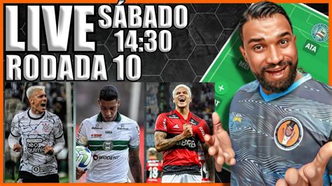 LIVE DE FECHAMENTO L RODADA 10 L CARTOLAFC YouTube