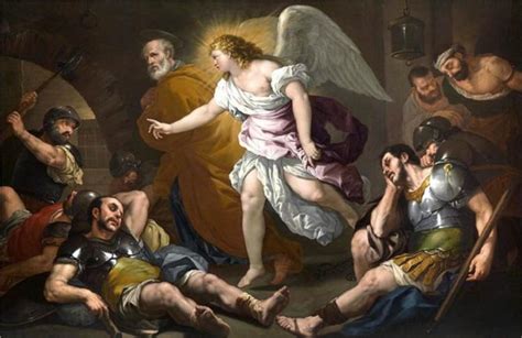 The Liberation Of Saint Peter 1662 Luca Giordano