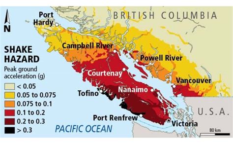 Cityfloodmap Bc Earthquake And Flood Hazard Zones Natural Hazard Locations Key To Risk