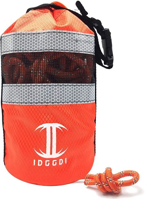 IDGGDI Throw Bag For Water Rescue With 70Ft Reflective Throwable Rope