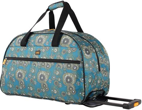 Lucas Designer Carry On Luggage Collection Lightweight Pattern 22