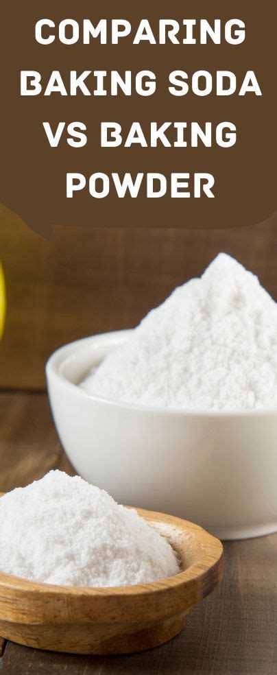 Comparing Baking Soda Vs Baking Powder Baking Soda Baking Powder Baking Baking Powder Substitute