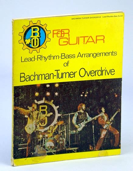 Bto Bachman Turner Overdrive For Guitar Lead Rhythm Bass