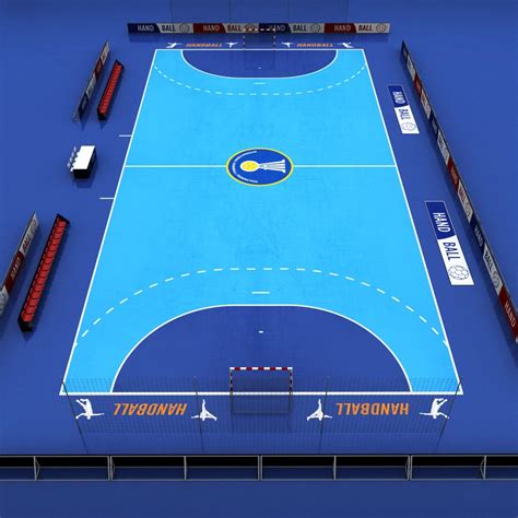 Handball court arena low poly | Handball, Poly, Low poly