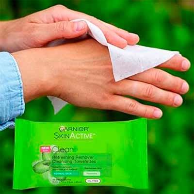 Get Free Garnier Nutri Pure Detoxifying Wet Cleansing Towelettes On