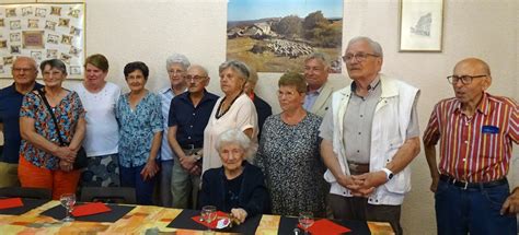 Montluel Le club du Bel Âge a fêté les 105 ans de Joséphine Treffort