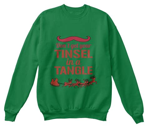 Ugly Funny Christmas Sweater!! - Don't get your TINSEL in a TANGLE Products