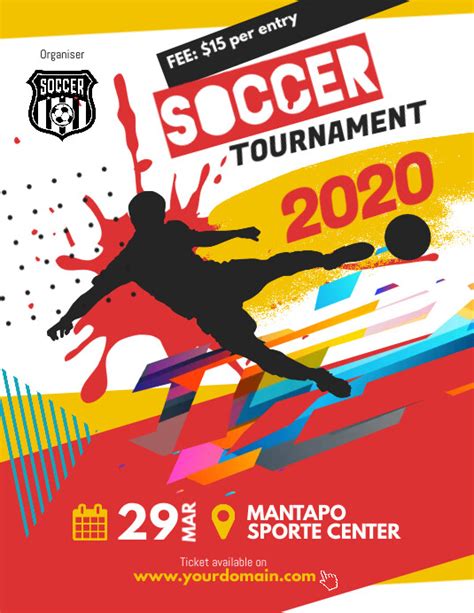 Copy Of Soccer Futsal Tournament Flyer Poster Postermywall