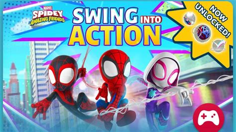 😃 Spidey And His Amazing Friends Swing Into Action Disneynow Games