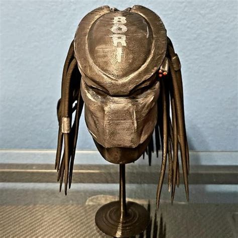 Predator Bust File Stl For D Printing Figurine D Etsy