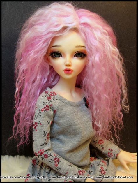 Bjd Wig Pink Mix Bjd Doll Wigs In Dreadlock And Tibet Flickr