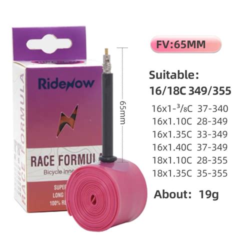 RideNow Bike Inner Tube Presta Valve 700C 16 18 Bicycle Tyre Ultra