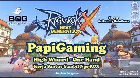 High Wizard Live Stream Ragnarok X Next Generation ROX Daily Routine