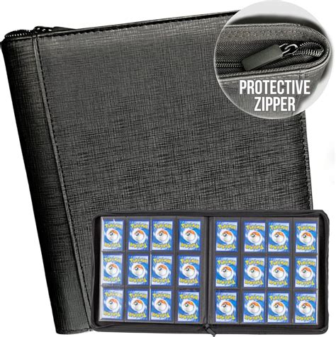 buy armory  pocket  card premium trading card binder  zipper