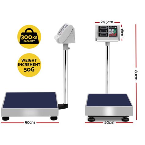 300kg Digital Platform Scale Electronic Scales Big Banner Australia