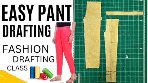 Easy Pant Pattern Drafting For Beginners How To Make Women S Pant