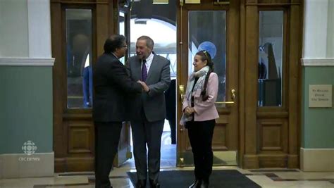 Mayor Nenshi Meets With Thomas Mulcair And Justin Trudeau Cbc Ca