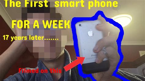 Using the first iphone for a week. - YouTube