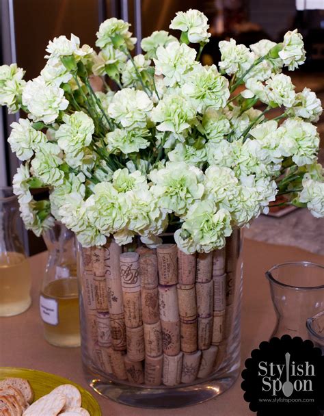 Diy Wine Cork Vase Filler Stylish Spoon