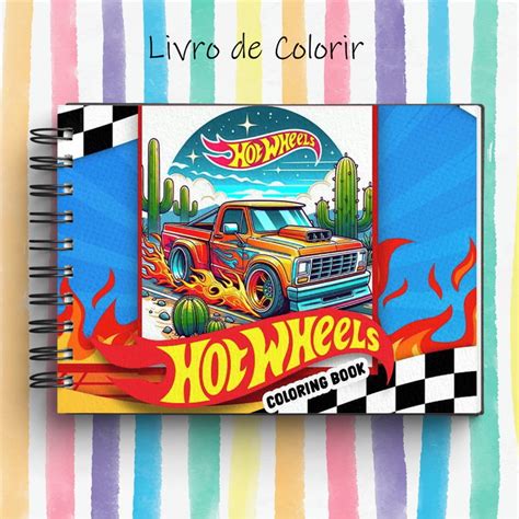 Livro De Colorir Hot Whells Carros Elo7 Produtos Especiais