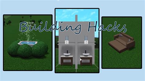 Roblox Bloxburg Building Hacks