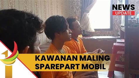 Kawanan Maling Sparepart Mobil Di Pekanbaru Diringkus Polisi Usai 4