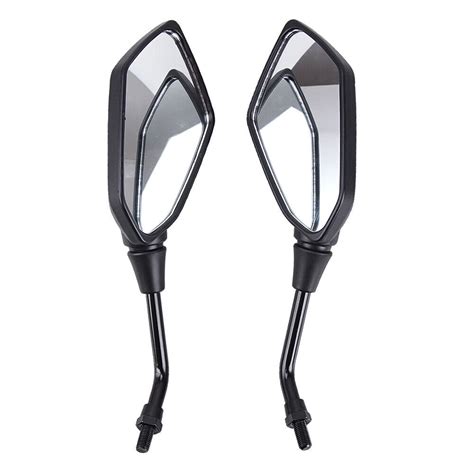 10mm Universal Motorcycle Rearview Side Mirrors For Honda Suzuki