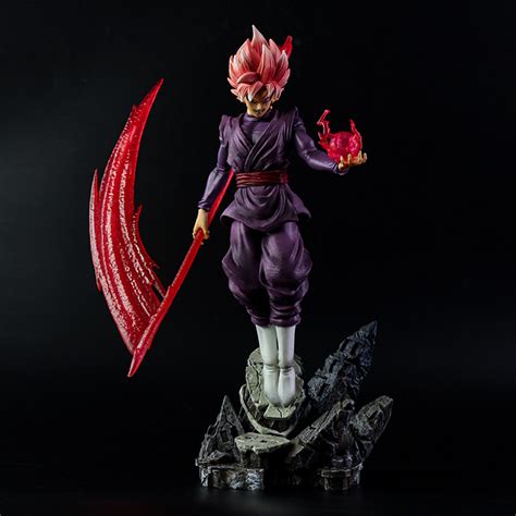 Estátua Goku Black Super Saiyajin Rose Dragon Ball Super 38 cm