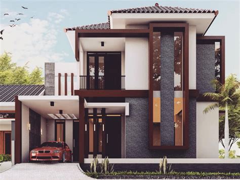 Rumah Minimalis Lantai Tanpa Atap Genteng Desain Id