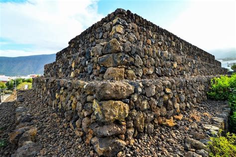 Premium Photo Ancient Guanche Guimar Pyramids In Tenerife Island