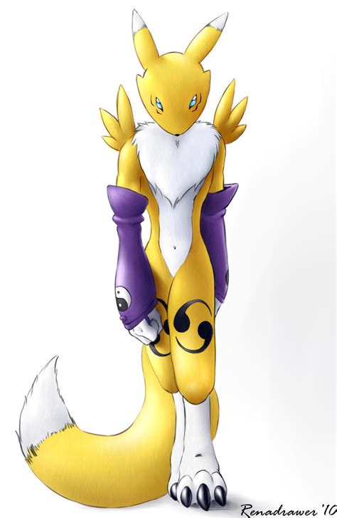 Renamon Walking Towards You By Renadrawer On Deviantart