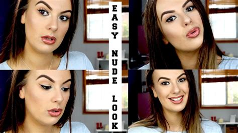 Basic Nude Makeup Tutorial Easy For Beginners Youtube