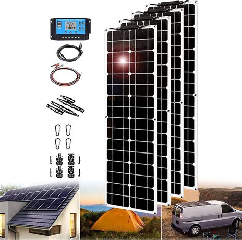 Isolei Solar Panel Kit With Solar Charge Controller Pcs Flexible