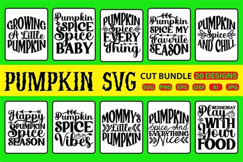 Pumpkin SVG Bundle Bundle · Creative Fabrica