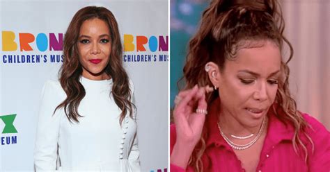 The View Host Sunny Hostin Undergoes An Earpiece Malfunction During